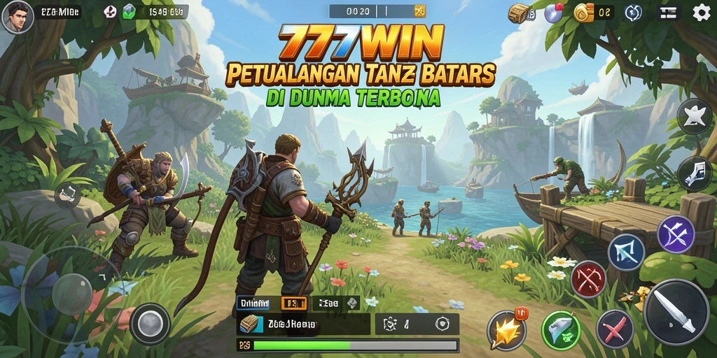 Screenshot utama 777WIN menunjukkan pemain menjelajahi dunia terbuka yang menakjubkan.