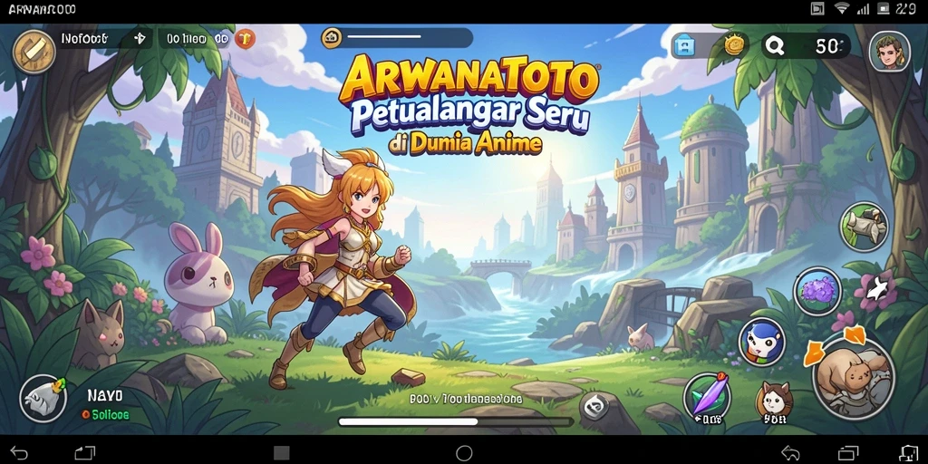 Screenshot ARWANATOTO menunjukkan aksi seru dalam dunia Anime.