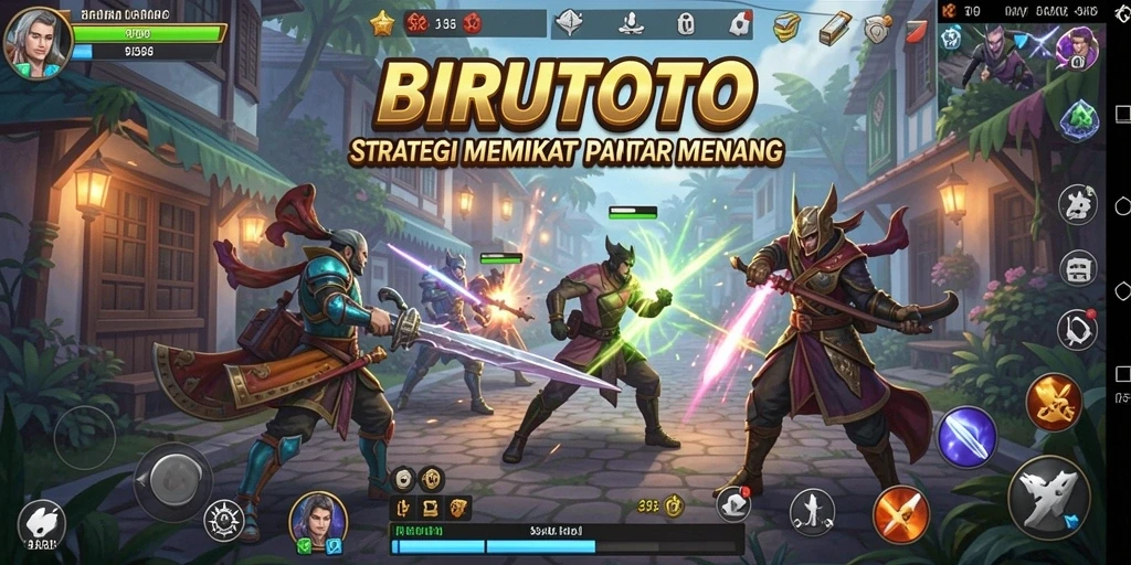 Tampilan gameplay menarik di BIRUTOTO yang menguji strategi.