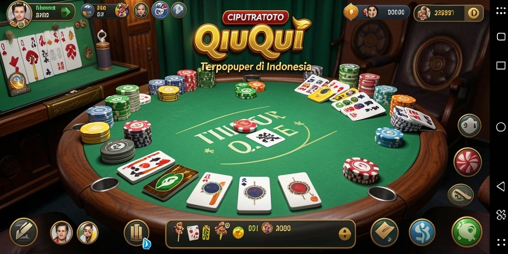 Tampilan gameplay seru dari CIPUTRATOTO menunjukkan keseruan bermain QiuQiu.