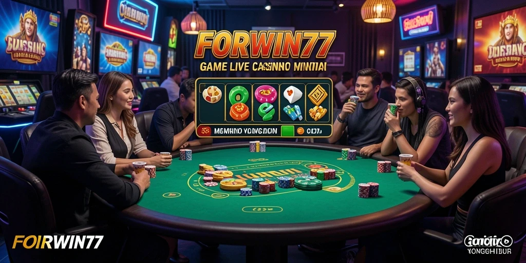 Tampilan gameplay luar biasa dari permainan Live Casino FORWIN77.