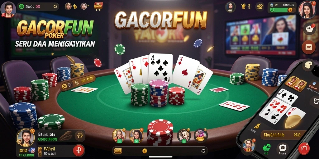 Tampilan gameplay GACORFUN yang mengasyikkan dan interaktif.