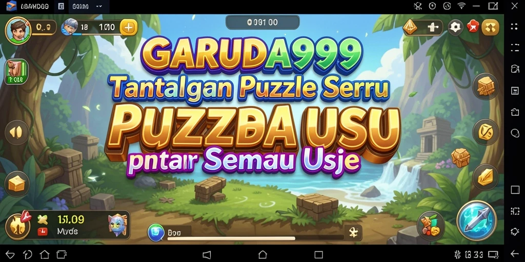 Screenshot gameplay GARUDA999 menampilkan teka-teki yang menantang dan grafis yang menarik.