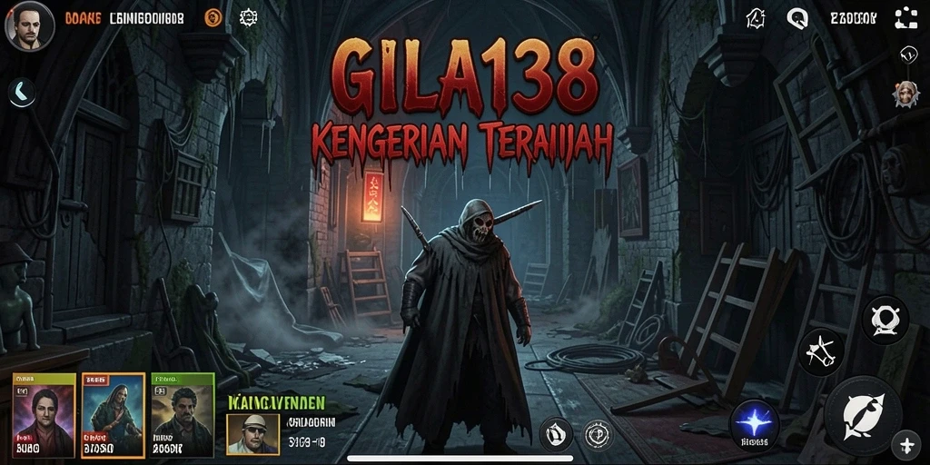 Gameplay menegangkan dan menyeramkan dalam GILA138.
