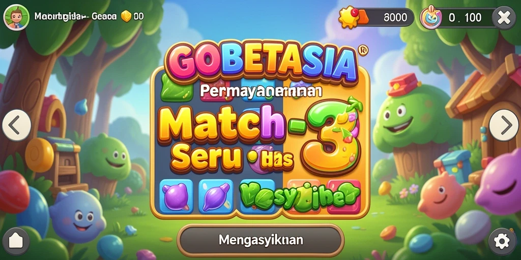 Gameplay seru GOBETASIA dengan grafik yang cerah.