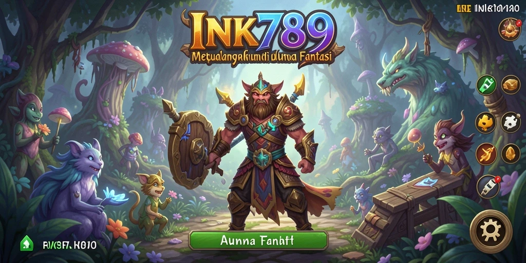 Tampilan gameplay seru di dunia petualangan INK789.