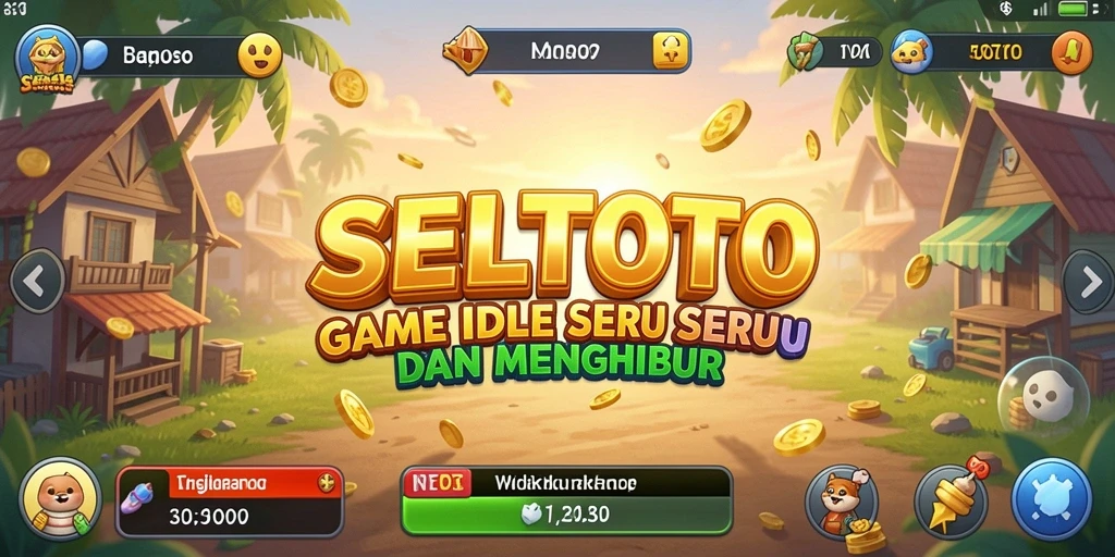 Screenshot gameplay SELTOTO menampilkan aksi seru dan koleksi item.