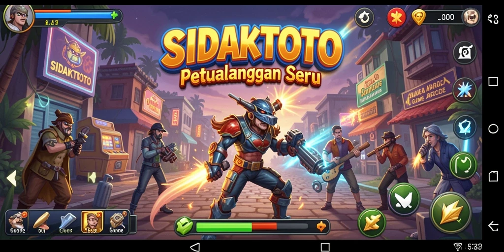 Tampilan gameplay SIDAKTOTO yang mendebarkan dan penuh warna.