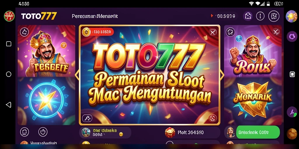 Tampilan gameplay TOTO777 yang menarik dan penuh aksi.